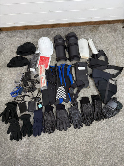 Ex Police Accessory Job Lot Riot Guards Ties Gloves Security Lot