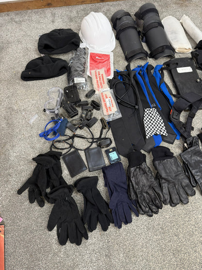 Ex Police Accessory Job Lot Riot Guards Ties Gloves Security Lot