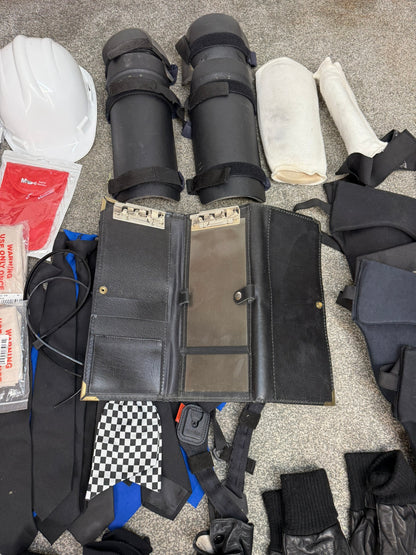 Ex Police Accessory Job Lot Riot Guards Ties Gloves Security Lot