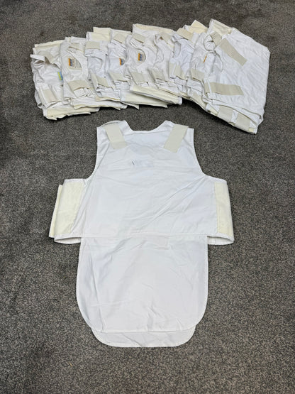 Ex Police White Covert Body Armour Cover Highmark x10 - Resale TV Film Security Uniform
