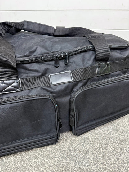 Ex Police Large Black Wheeled Holdall 130L Deployment Travel Kit Bag - Grd A