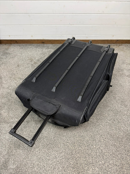 Ex Police Large Black Wheeled Holdall 130L Deployment Travel Kit Bag - Grd A