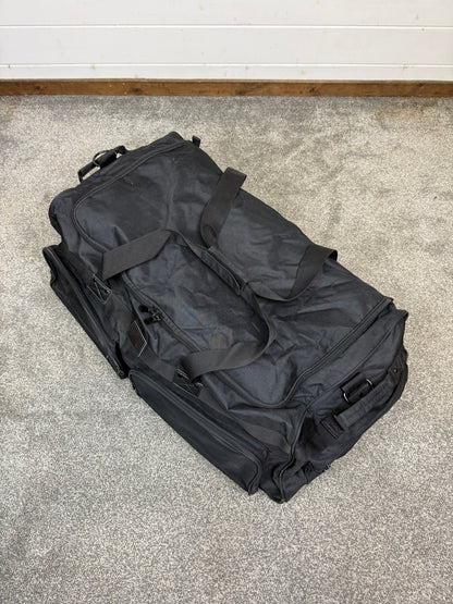 Ex Police Large Black Wheeled Holdall 130L Deployment Travel Kit Bag - Grd A