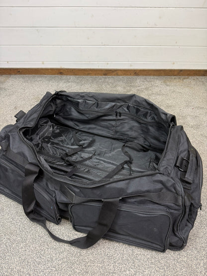 Ex Police Large Black Wheeled Holdall 130L Deployment Travel Kit Bag - Grd A