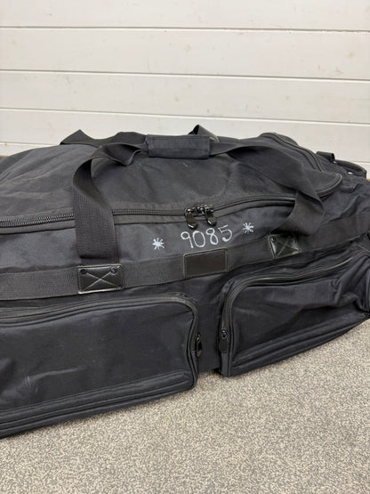 Ex Police Large Black Wheeled Holdall 130L Deployment Travel Kit Bag - Grd B