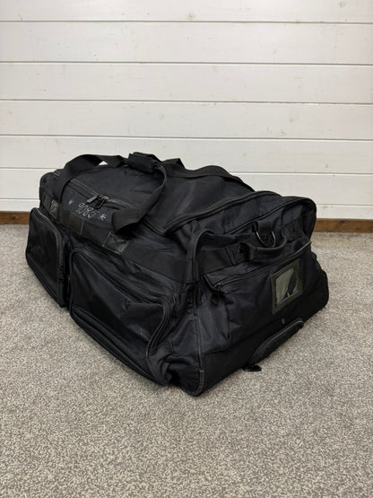 Ex Police Large Black Wheeled Holdall 130L Deployment Travel Kit Bag - Grd B
