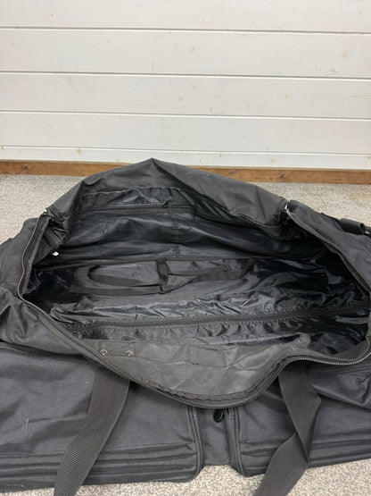 Ex Police Large Black Wheeled Holdall 130L Deployment Travel Kit Bag - Grd B