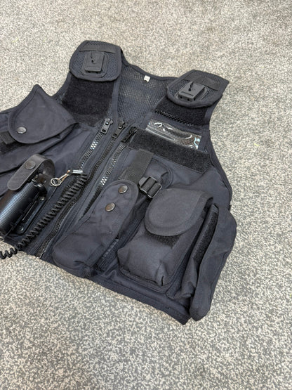 Ex Police Black Arktis Tactical Utility Vest  XX Small Security Airsoft