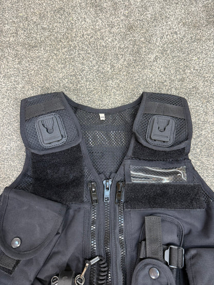 Ex Police Black Arktis Tactical Utility Vest  XX Small Security Airsoft
