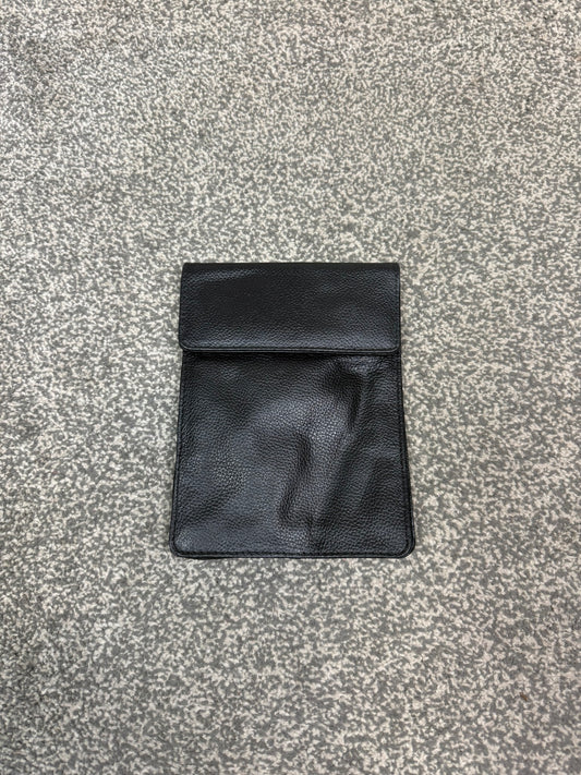 Ex Police Leather Notebook Utility Belt Pouch 7x5" Security Medical