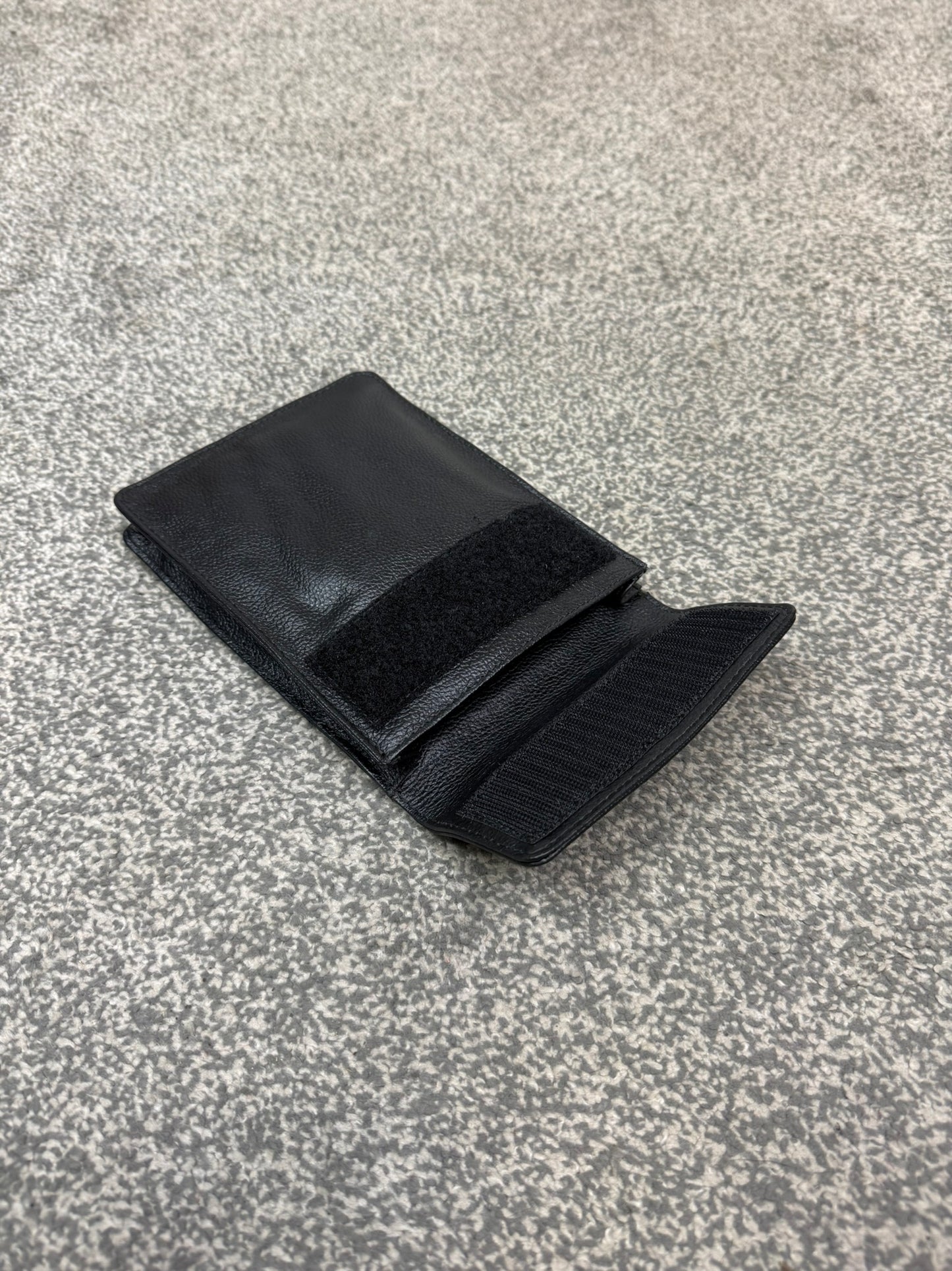 Ex Police Leather Notebook Utility Belt Pouch 7x5" Security Medical