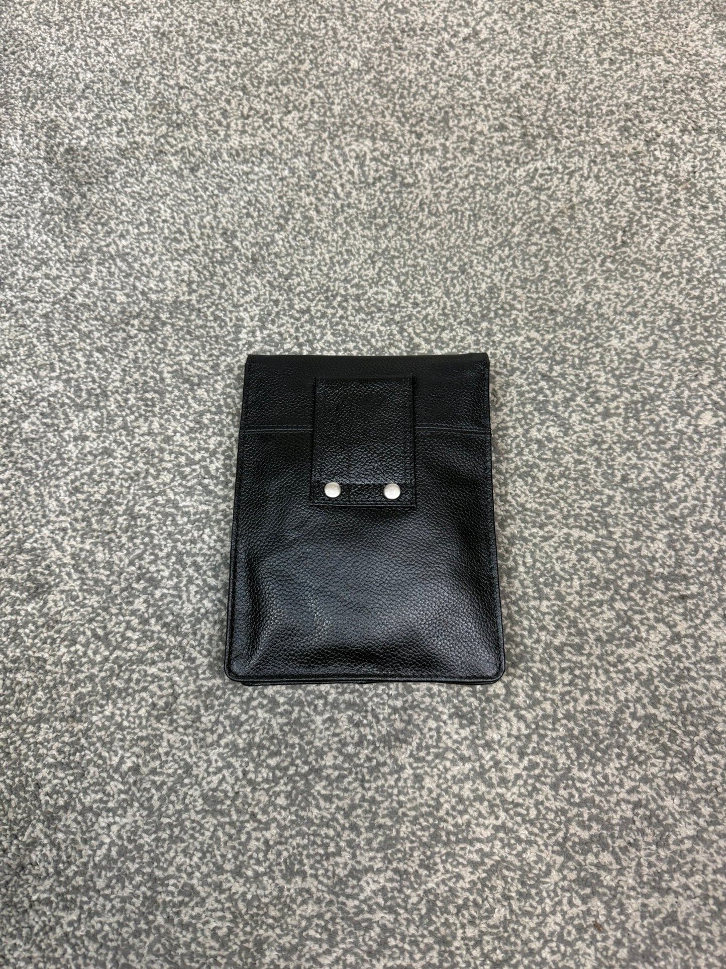 Ex Police Leather Notebook Utility Belt Pouch 7x5" Security Medical