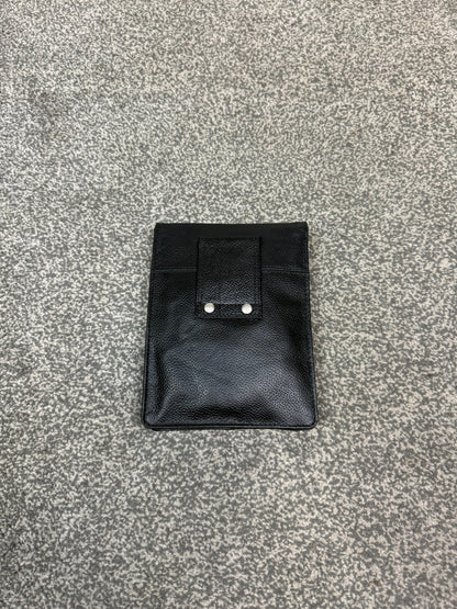 Ex Police Leather Notebook Utility Belt Pouch 7x5" Security Medical