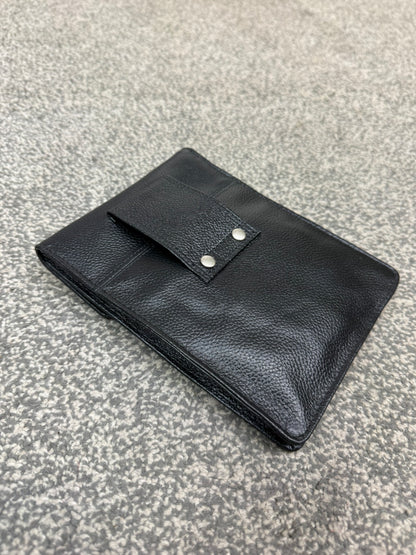 Ex Police Leather Notebook Utility Belt Pouch 7x5" Security Medical
