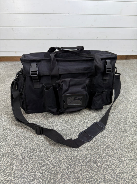 Ex Police Black Patrol Bag Duty Kit Bag - Paramedic Security Medic