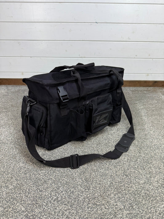 Ex Police Black Patrol Bag Duty Kit Bag - Paramedic Security Medic