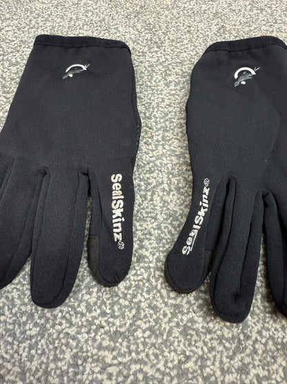 Ex Police Sealskinz Fleece Gloves - Large Fishing Hiking Security Outdoor Work
