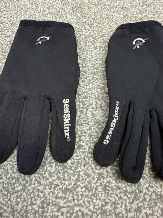 Ex Police Sealskinz Fleece Gloves - Large Fishing Hiking Security Outdoor Work