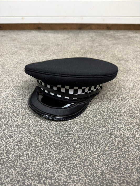 Ex Police Inspector Peak Cap Braided Rank Banded 59cm Film TV Collector Display