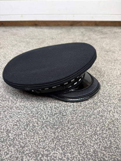 Ex Police Inspector Peak Cap Braided Rank Banded 59cm Film TV Collector Display