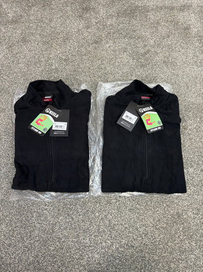 2x NEW Ex Police Keela Mocha Black Micro Fleece - MEDIUM Lightweight Hiking Top