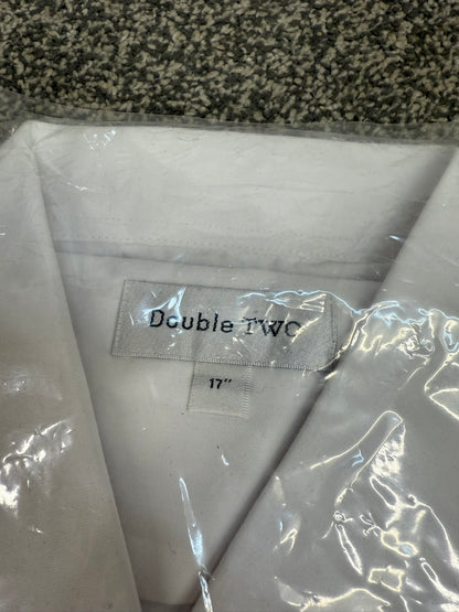NEW 2x Police White Shirt Short Sleeve 17" Collectors Film / TV Uniform