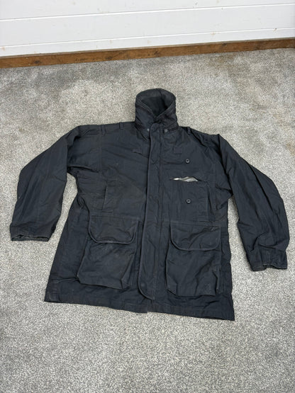 Ex Police Arktis Black Jacket Coat Security Smock Large - Damaged