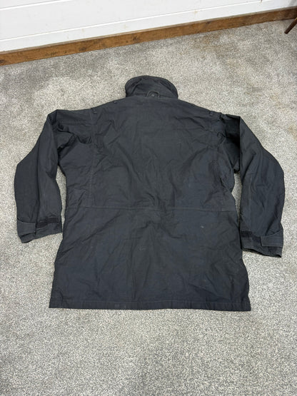 Ex Police Arktis Black Jacket Coat Security Smock Large - Damaged