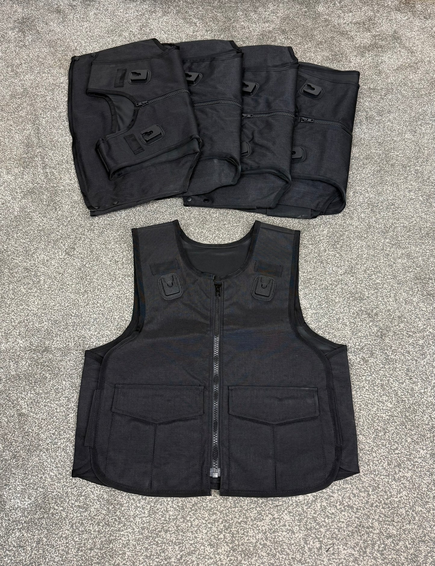 Ex Met Police Body Armour Cover x5 Mixed - Resale TV Film Security Uniform