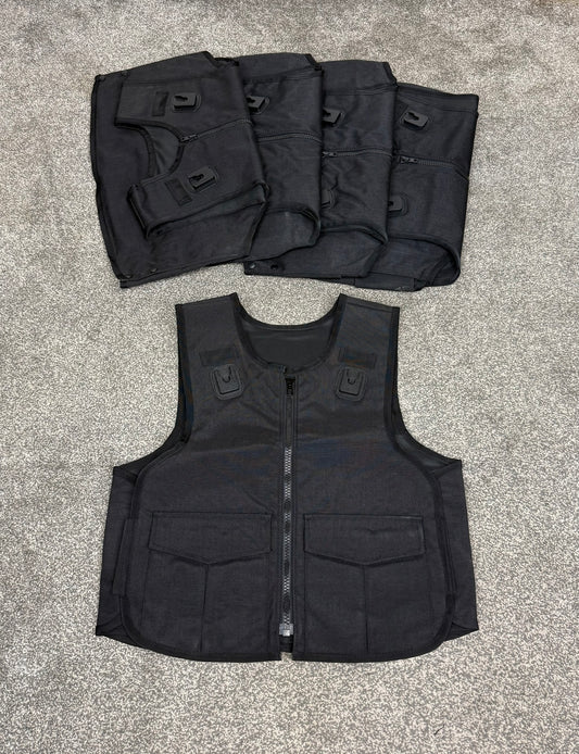 Ex Met Police Body Armour Cover x5 Mixed - Resale TV Film Security Uniform