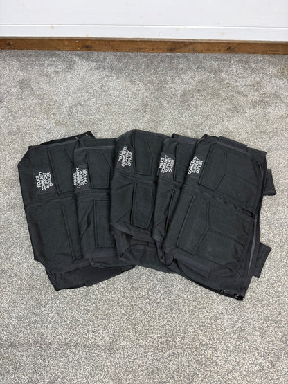 Ex Met Police Body Armour Cover x5 PCSO Badged - Resale TV Film Security Uniform