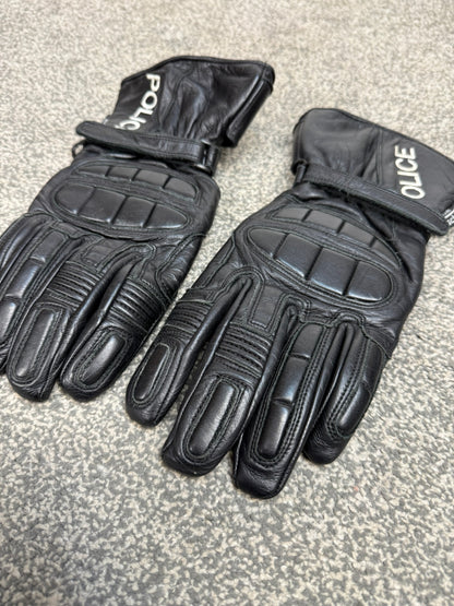 Ex Police Leather Motorcycle Gloves Schoeller Keprotec XL