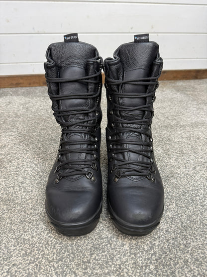 Altberg Field & Fell Black Leather Waterproof Boots VGC Size UK 7.5 Ex Police
