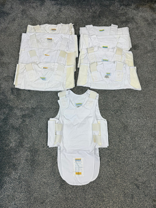Ex Police White Covert Body Armour Cover Highmark x9 - Resale TV Film Security Uniform