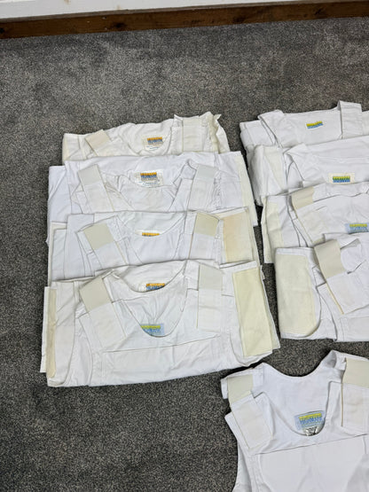 Ex Police White Covert Body Armour Cover Highmark x9 - Resale TV Film Security Uniform