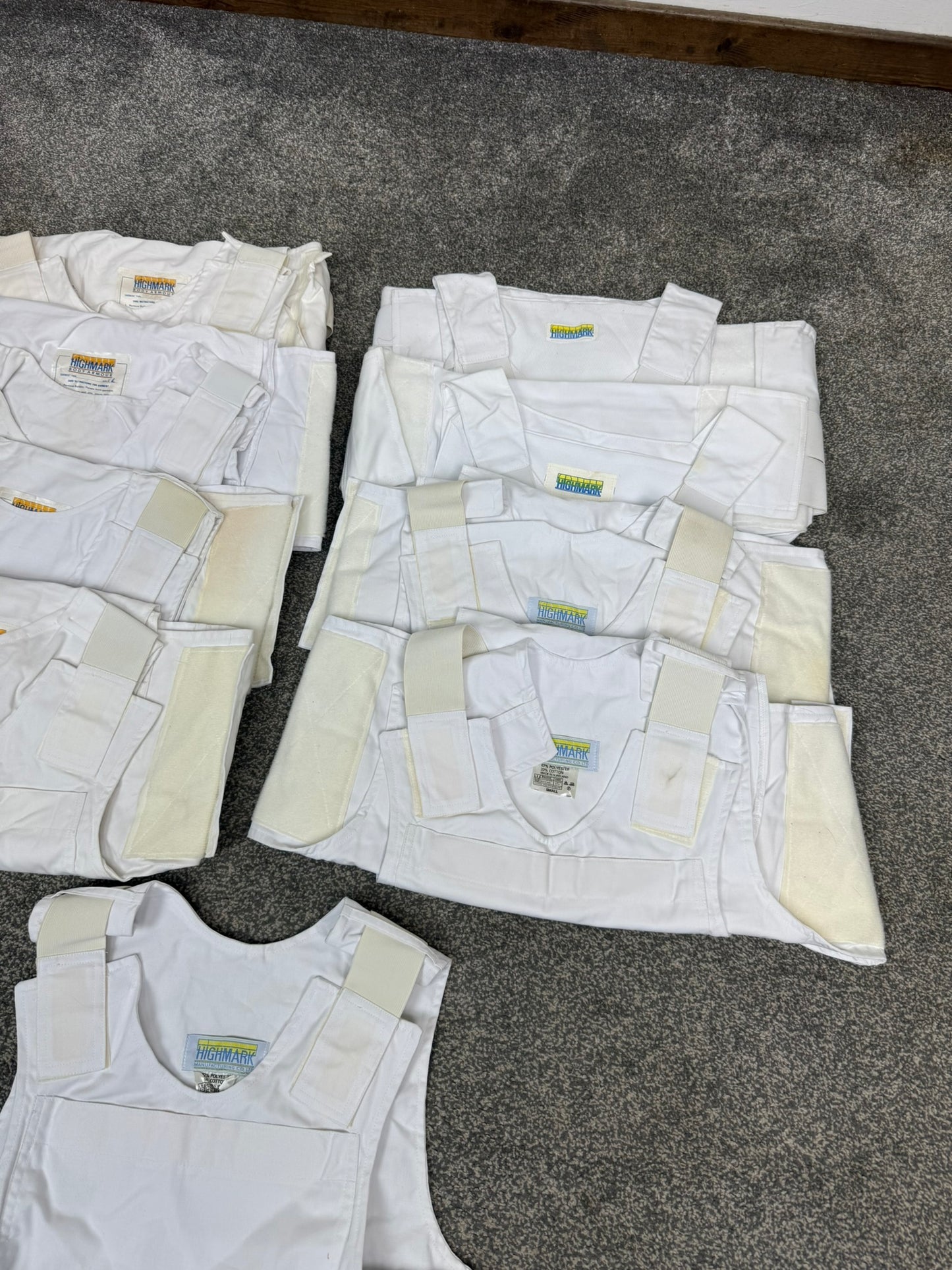 Ex Police White Covert Body Armour Cover Highmark x9 - Resale TV Film Security Uniform