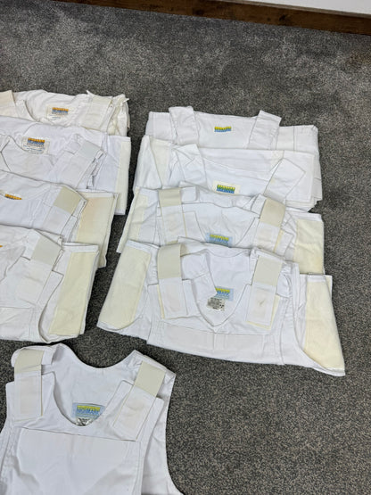 Ex Police White Covert Body Armour Cover Highmark x9 - Resale TV Film Security Uniform