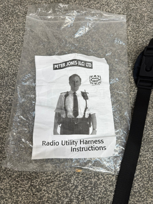 Ex Police NEW Peter Jones Radio Utility Harness Covert Security Klickfast