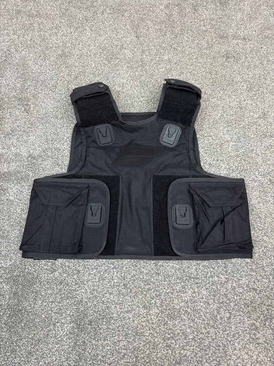 Ex Police Body Armour Cover Plate Carrier Vest SMALL Security Tactical Airsoft Paintball