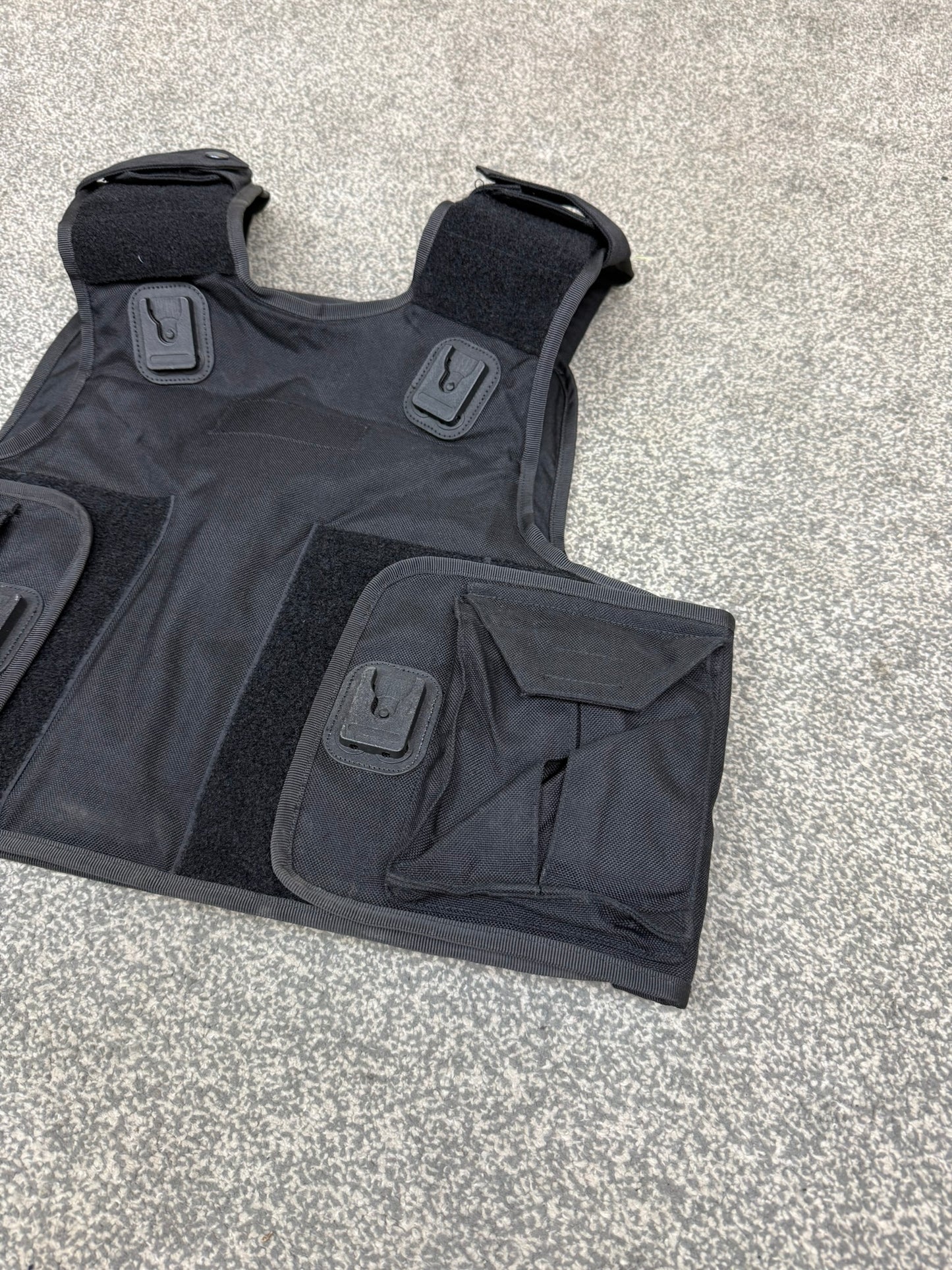 Ex Police Body Armour Cover Plate Carrier Vest SMALL Security Tactical Airsoft Paintball