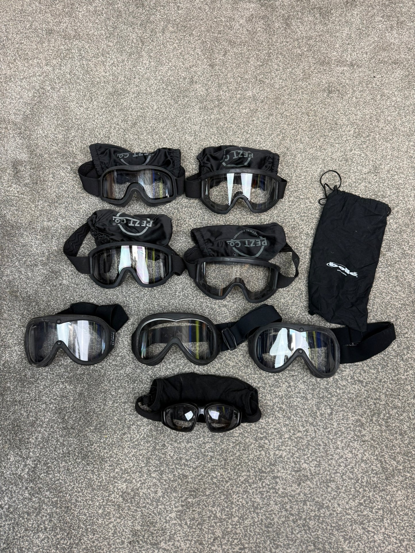 Ex Police Tactical Goggles x8 JOB LOT Petz Bolle ESS Airsoft Paintball