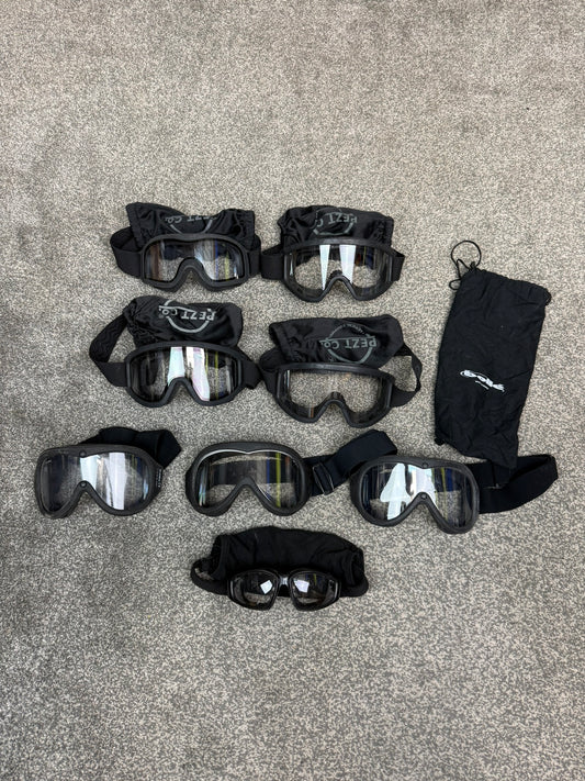Ex Police Tactical Goggles x8 JOB LOT Petz Bolle ESS Airsoft Paintball