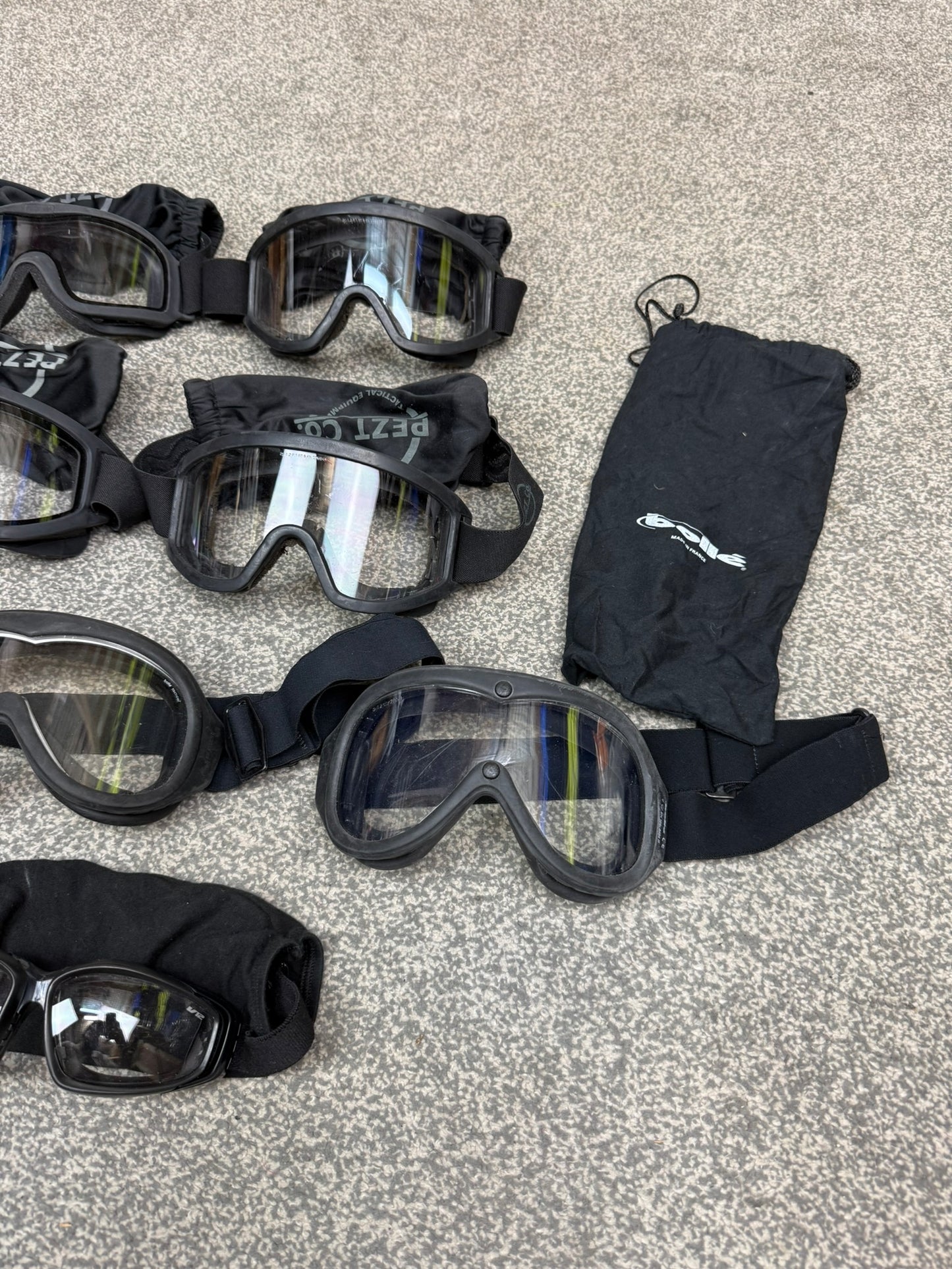 Ex Police Tactical Goggles x8 JOB LOT Petz Bolle ESS Airsoft Paintball