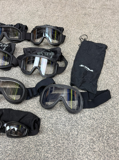 Ex Police Tactical Goggles x8 JOB LOT Petz Bolle ESS Airsoft Paintball