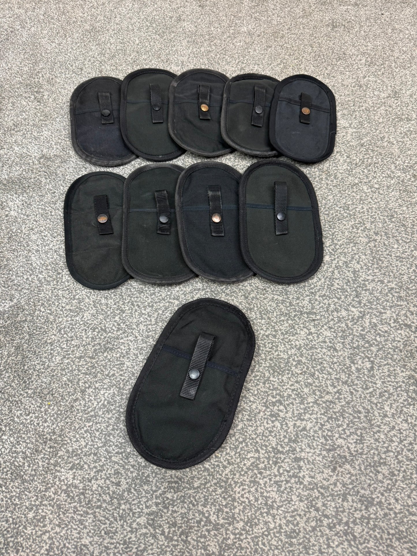Ex Police Nylon Handcuff Pouch Rigid Cuff Duty Belt Pouch x10