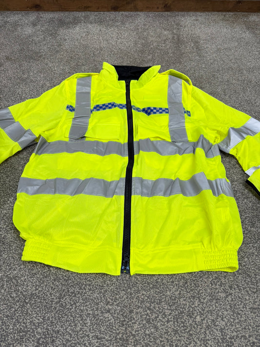 Ex Police Hi Vis Mesh Cycle Jacket Cycling Security Riding - MEDIUM