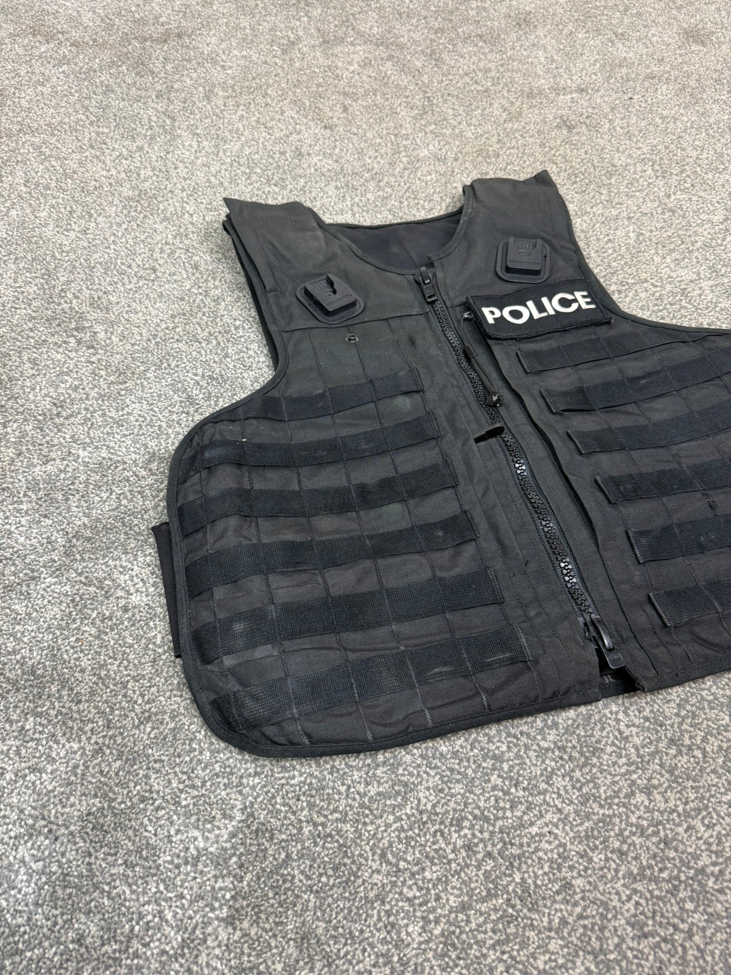 Ex Police Mehler MOLLE Body Armour Stab Vest Cover Black Security Airsoft