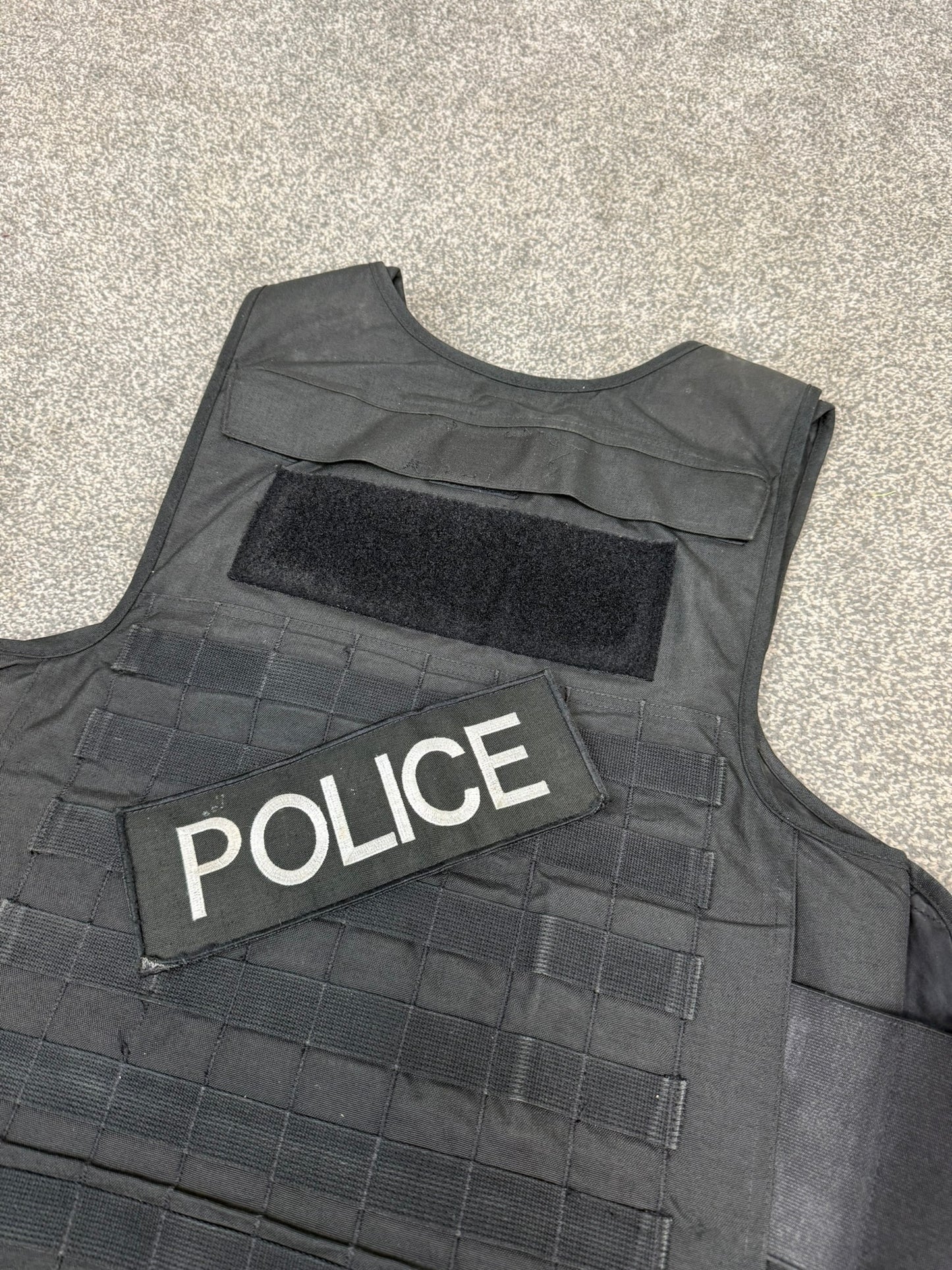 Ex Police Mehler MOLLE Body Armour Stab Vest Cover Black Security Airsoft