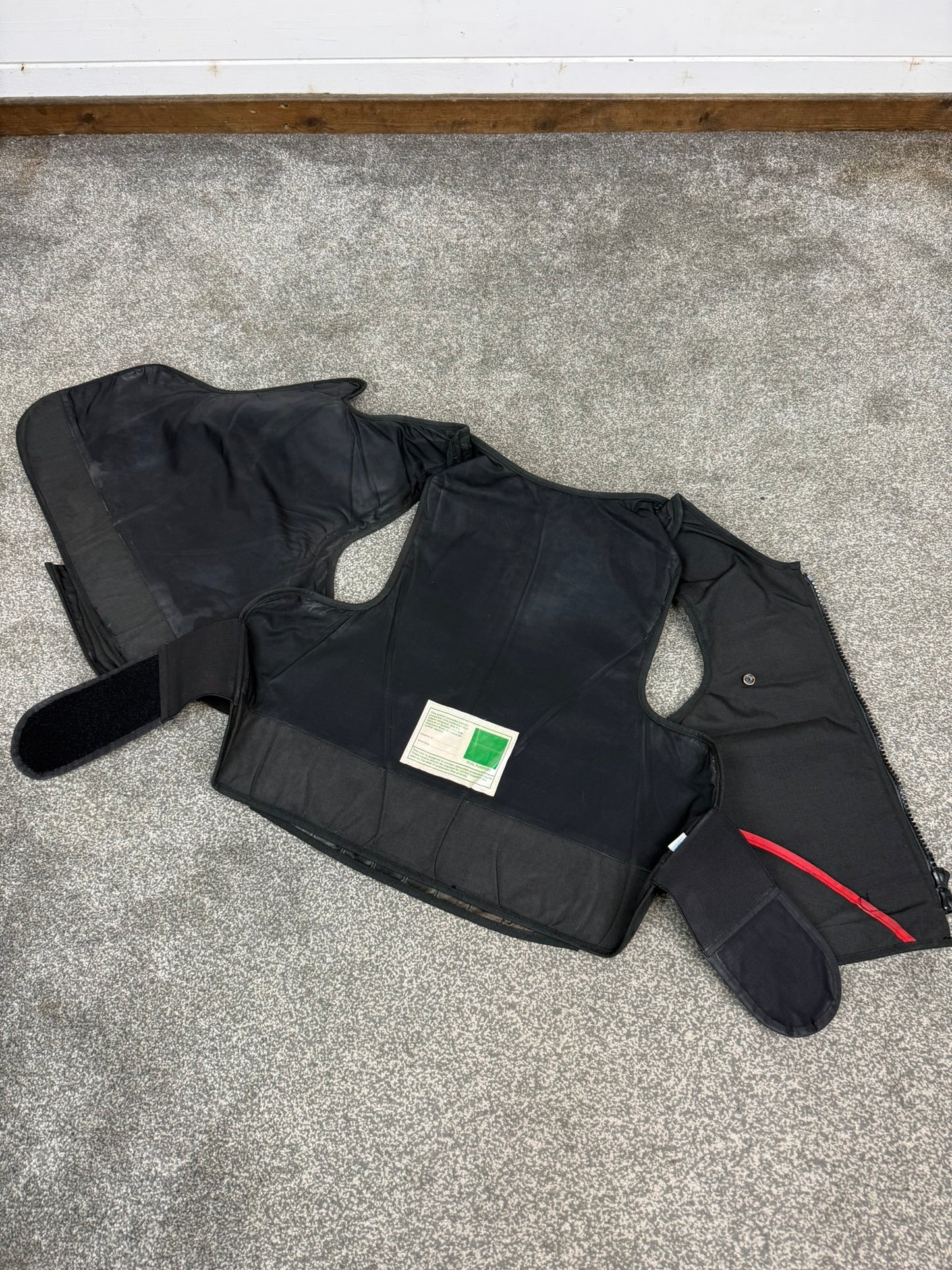 Ex Police Mehler MOLLE Body Armour Stab Vest Cover Black Security Airsoft