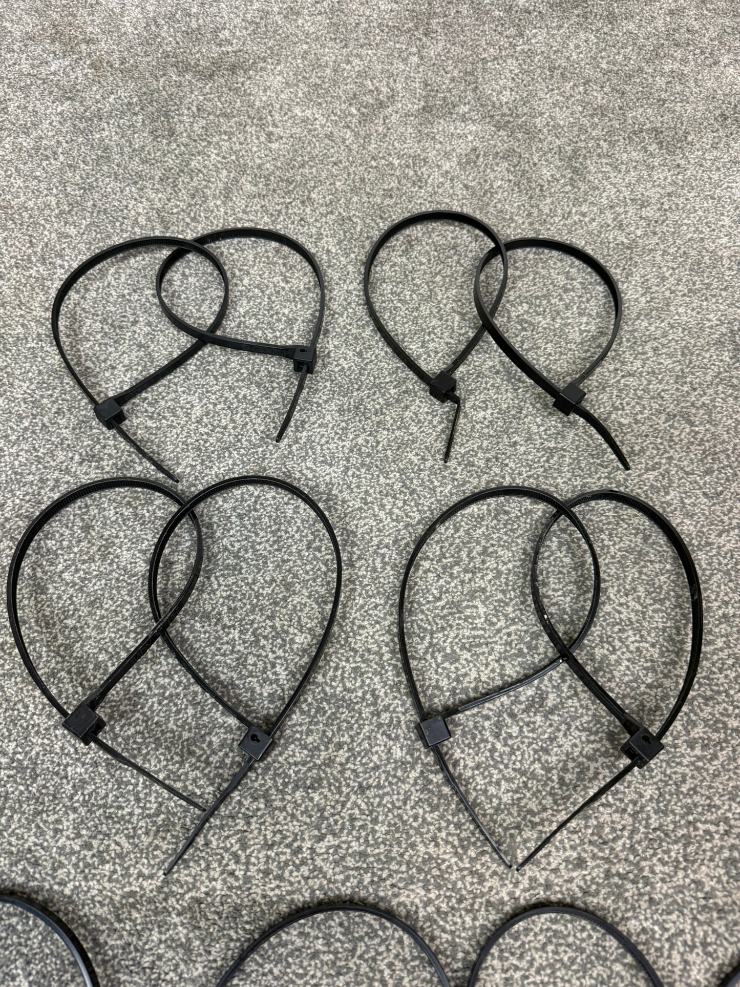 Ex Police Plastic Tactical Handcuffs Reusable Flexi Cuffs Key-Cuff x6 JOB LOT